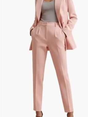 Express High-Rise Tailored Pink Stylish Pants 💕